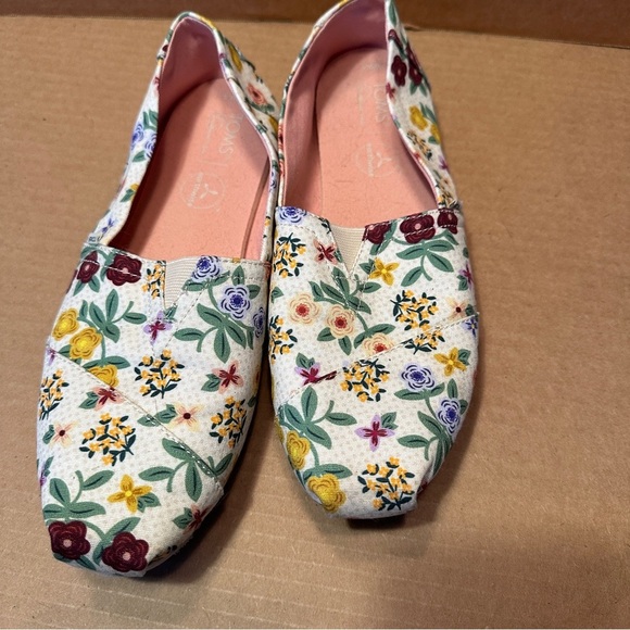 Toms Alpargatas in Autumn Floral, 9.5, excellent condition - Picture 1 of 10